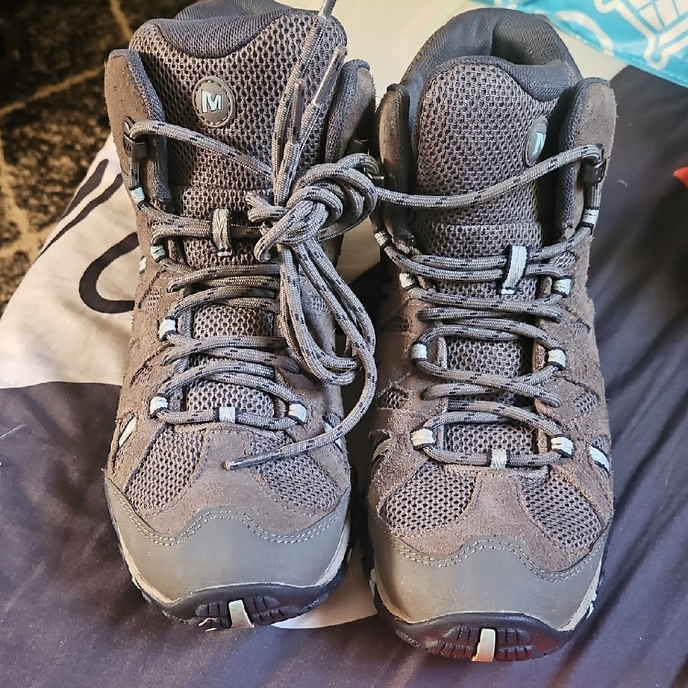 Merrell Gray High-Top Hiking Boots